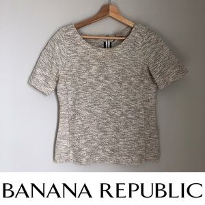 🔸Banana Republic | Sweater Top with metallic gold
